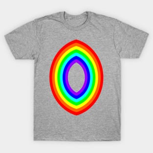 Double Rainbow Ellipse T-Shirt